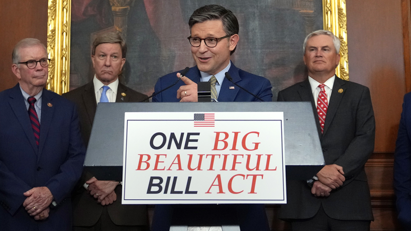 The House Republican campaign committee is taking aim at congressional Democrats whom they charge are ‘pushing the largest tax hike in generations.’
As part of their aggressive messaging following the passage last month of the GOP’s landmark spending and tax cut bill – dubbed by President Donald Trump as his ‘big, beautiful bill’ – the National Republican Congressional Committee (NRCC) is launching ads on Monday against 25 House Democrats who likely face challenging re-elections in the 2026 midterms.
‘Democrats jacked up inflation, making life more expensive for all of us. We need help. Now, they’re pushing the largest tax hike in generations,’ charges the narrator in the digital ads, which were shared first with Fox News.
The narrator argues that the Democrats being targeted in the ads are ‘completely out of touch’ and urges viewers of the spots to tell the Democratic lawmakers to keep their ‘hands off your hard-earned money.’
The bill passed the House of Representatives last month by just one vote, along partisan lines. And Trump is pushing for a July 4 deadline for the measure to pass through Congress and land on his desk at the White House.
The GOP-crafted measure is stuffed full of Trump’s campaign trail promises and second-term priorities on tax cuts, immigration, defense, energy and the debt limit. It includes extending his signature 2017 tax cuts, which are set to sunset this year without action by Congress – and eliminating taxes on tips and overtime pay. 
But the measure, if signed into law, would likely even further fuel the nation’s massive budget deficit. The national debt currently sits at $36,215,397,741,847.76 as of June 18, according to FOX Business’ National Debt Tracker. 
The spots, backed by a modest ad buy, are targeting California Democrats Josh Harder (9th District), Adam Gray (13th), George Whitesides (27th), Derek Tran (45th) and Dave Min (47th), and Florida’s Darren Soto (9th) and Jared Moskowitz (23rd).
Also included are Reps. Frank Mrvan (1st) of Indiana, Jared Golden (2nd) of Maine, Kristen McDonald Rivet (8th) of Michigan, Don Davis (1st) of North Carolina, Nellie Pou (9th) of New Jersey, Gabe Vasquez (2nd) of New Mexico, Dina Titus (1st), and Susie Lee (3rd), and Steven Horsford (4th) of Nevada.
The NRCC ads also take aim at Reps. Tom Suozzi (3rd), Laura Gillen (4th) and Josh Riley (19th) of New York, Marcy Kaptur (9th) and Emilia Sykes (13th) of Ohio, Henry Cuellar (28th) and Vicente Gonzalez (34th) of Texas, Eugene Vindman (7th) of Virginia, and Marie Gluesenkamp Perez (3rd) of Washington state.
Democrats are working to win back control of the House in next year’s midterms, as the GOP defends its razor-thin majority in the chamber.
‘Out of touch House Democrats lit the fire of inflation and tried to slap Americans with the biggest tax hike in decades, all to fund their radical agenda. Voters won’t forget this betrayal – not now, not next November,’ NRCC spokesman Mike Marinella claimed.
A memo last month by the NRCC encouraged House Republicans to make the tax cuts a priority as they defended their votes on the tax and spending bill, and to take aim at Democrats for pushing to raise taxes on average Americans.
The memo highlighted that the bill ‘prevents tax increases to put more money in every American’s pocket.’
As Democrats attack the bill, they’re highlighting the GOP’s proposed restructuring of Medicaid – the nearly 60-year-old federal program that provides health coverage to roughly 71 million low-income Americans.
The changes to Medicaid, as well as cuts to food stamps, another one of the nation’s major safety net programs, were drafted in part as an offset to pay for extending Trump’s 2017 tax cuts. The measure includes a slew of new rules and regulations, including work requirements for many of those seeking Medicaid coverage.
Democrats have relentlessly attacked Republicans over what they say will be ‘huge cuts’ to Medicaid if the bill becomes law.
But the NRCC pushes back, saying in its memo that it is ‘protecting Medicaid by removing illegal immigrants and eliminating fraud.’
This post appeared first on FOX NEWS SCOOP: House Republicans target ‘vulnerable’ Democrats for voting against tax cuts in ‘big, beautiful bill’