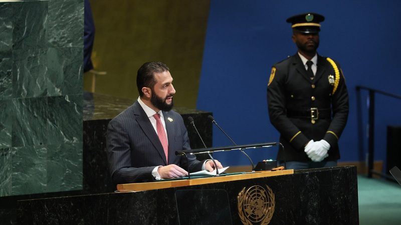 Syrian President Ahmad al-Sharaa made history at the United Nations General Assembly on Wednesday, delivering a speech that marked the first time in nearly six decades a Syrian leader has addressed the world body. His appearance in New York drew thousands of Syrian supporters who gathered outside UN headquarters, celebrating what they described as a new chapter for their war-torn country and urging U.S. President Donald Trump to back Syria’s reintegration into the international community.
The moment carried special weight for Syrians abroad, many of whom fled during the country’s 14-year civil war. They waved flags, carried banners, and chanted calls for peace and reconstruction. For them, the sight of a Syrian president welcomed at the U.N. was both symbolic and deeply personal.
Hamza Mustafa, Syria’s information minister, joined the demonstration and told Fox News Digital it was an emotional day. ‘It’s a historical moment for all the Syrian people — after 14 years of conflict, after revolution, after a lot of sacrifice, now we are here representing the Syrian people,’ he said. ‘We are gathering with the Syrian people to say that we are all serious in our struggle for a united and sovereign Syria.’
Mustafa also thanked the Trump administration for steps to ease sanctions, saying, ‘As a government, we say thank you to Mr. Trump for his courage in lifting sanctions on Syria.’
In his U.N. address, President al-Sharaa called for lifting sanctions, pledging to pursue ‘a new Syria built on unity, sovereignty, and peace with its neighbors.’ He said the conflict had brought ‘untold suffering’ and emphasized that ‘Syrians deserve the right to rebuild their lives, their homes, and their country.’
Syria’s Minister of Emergency and Disaster Management, Raad Saleh, addressed reports of a U.S.-brokered security agreement with Israel, telling Fox News Digital: ‘It’s a political decision, and we are leaving it to our president to take that decision. But Syrians are not looking for any conflict anymore — Syrians are only looking for reconstruction and rebuilding.’
The stakes are high: Israel has carried out dozens of strikes across Syria in recent months, targeting what officials say are Iranian-backed forces, weapons depots and positions near the Israeli border. Israeli officials have framed the operations as both a warning to Syria’s new leadership and a move to protect vulnerable minorities such as the Druze, who have faced attacks and massacres under al-Sharaa’s government.
Prime Minister Benjamin Netanyahu, who will speak at UNGA on Friday, said in a statement that any deal ‘is contingent on securing Israel’s interests,’ including the ‘demilitarization of southwestern Syria and safeguarding the Druze.’
The rally outside the UN was organized by Dr. Hicham Alnachawati, who emphasized that the new Syrian leadership wants peace — including with Israel.
‘This is a historic moment for us as Syrians. We haven’t seen a president give such a speech at the UN in over 57 years,’ Alnachawati said. ‘We are hoping that this message of peace and prosperity will encourage other world leaders, and especially President Trump, to support lifting the remaining sanctions so we can rebuild a new Syria.’
Alnachawati went further, directly linking Syria’s future to regional reconciliation. ‘We sent a message of peace to establish relations with our neighbors, especially Israel,’ he said. ‘Let’s extend the Abraham Accords here — this is an opportunity for the Trump administration to lead a peace process. Israelis are looking for the same thing, and Syrians are ready for peace, reconstruction, and development.’
Al-Sharaa’s past as a wanted terrorist has drawn sharp criticism from Western officials. When asked about it, Alnachawati responded that people can change, citing U.S. General David Petraeus, who has previously suggested Sharaa had the capacity to evolve into a statesman. 
‘I listened to Petraeus, and he said he saw this man as having hope to change,’ Alnachawati said. ‘He wants to unite Syria, achieve peace in the region, and reflect that peace on the whole world. Syrians are ready to reestablish themselves, to live a normal life like any other citizen, and to extend their hands for peace.’
For many Syrians who resettled in the United States, the day was especially poignant. Shadi Martini, CEO of the Multifaith Alliance and a Syrian who fled at the start of the war and personally met President al-Sharaa in Syria a few months ago, told Fox News Digital, ‘It’s probably been 50 or 60 years since a Syrian president came to the U.N., so it’s very historic and emotional for a lot of Syrian Americans to see. President Sharaa was greeted by so many presidents and foreign dignitaries, and hopefully there will also be a meeting with President Trump.’ 
This post appeared first on FOX NEWS Syrian president’s historic UN speech joined by thousands rallying outside for peace and Trump’s support