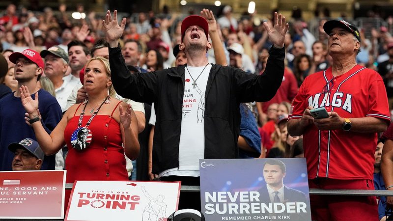 Conservatives are rallying around a message of ‘revival’ in the wake of Charlie Kirk’s assassination, with two commentators telling Fox News Digital that the right’s response to Kirk’s death stands in stark contrast to how the left reacted to the deaths of George Floyd, Michael Brown, and other high-profile cases involving police.
‘After Charlie’s assassination, we didn’t see violence. We didn’t see rioting,’ Charlie Kirk’s widow Erika told a packed arena gathered to celebrate her late husband’s life in Phoenix, Arizona on Sunday.
‘We didn’t see revolution. Instead, we saw what my husband always prayed he would see in this country,’ she continued. ‘We saw revival.’
In the wake of Kirk’s assassination, conservatives on social media have pointed out the contrast between the conservative response to the Kirk assassination and the response from Democrats in the aftermath of George Floyd’s death and other controversial political events. 
Floyd’s death in 2020 set off a chain reaction of violent protests causing at least hundreds of millions of dollars in damages in cities like Minneapolis, Portland, and Seattle, many of which were egged on by elected Democrats preaching a message of defunding the police. 
What was left after the violent 2020 summer was a massive increase in the number of murders, dealing a disproportionate blow to Black Americans, Fox News Digital previously reported. 
‘Let’s be blunt: when Charlie Kirk was assassinated, conservatives didn’t riot, loot, or torch cities,’ RNC surrogate and attorney Mehek Cooke told Fox News Digital. ‘As Erika said we gathered, we prayed, and we embraced revival. That’s the difference between the Right and the Left — and it’s clear as day. Conservatives don’t respond with destruction, because our movement is fueled by faith, not rage.’
‘Contrast that with the left’s response to George Floyd in 2020: riots tore through cities, billions in damage, businesses burned, and neighborhoods never recovered. From Baltimore to Portland, ‘justice’ is weaponized as a twisted justification for violence.’
Brilyn Hollyhand, a 19-year-old political commentator who was a friend of Kirk’s, told Fox News Digital that when he received the text that his mentor had been assassinated, ‘my first thought wasn’t to go burn down a Wendy’s or loot a CVS.’
‘My first thought was prayer. Prayer for his soul, his family, and his team,’ Hollyhand said. ‘Then, during the stages of grief, when I grew frustrated that my friend was murdered just for his political beliefs, I didn’t dye my hair blue, get a nose ring, and grab a bull horn – I wanted to do something effective with that frustration.’
Hollyhand says that going forward he will be partnering with TPUSA, the organization Kirk founded, to speak on 10 campuses this upcoming semester in an effort to ‘continue Charlie’s legacy of championing civil discourse.’
Cooke called it ‘profoundly significant’ that conservatives ‘chose peace in the face of tragedy’ and that ‘our actions spoke louder than their riots.’
Since Kirk’s death, conservatives have held vigils across the country and put up memorials, some of them vandalized by Kirk’s opponents, honoring the political commentator and rejecting calls for violence.
Over the past few years since the Floyd riots, liberal activists have taken to the streets on several occasions to oppose Republican policies, including earlier this year when violent protests erupted in Los Angeles in response to President Trump sending in federal resources to carry out his immigration agenda and deport illegal immigrants.
Those riots, which several elected Democrats referred to as ‘peaceful’, will cost taxpayers at least $32 million, Fox News Digital previously reported. 
Tyler Robinson, the 22-year-old suspect charged in Charlie Kirk’s murder, was much like the other young men that her husband encountered, Erika Kirk said at the memorial service. 
Charlie Kirk ‘wanted to save young men, just like the one who took his life,’ she told the massive crowd at State Farm Stadium.
‘Our Savior said, ‘Father, forgive them, for they know not what they do.’ That young man… I forgive him,’ Erika Kirk said, drawing a standing ovation. ‘I forgive him because it was what Christ did, and it’s what Charlie would do.’
<i>Fox News Digital’s Emma Colton and Joshua Q. Nelson contributed to this report</i>
This post appeared first on FOX NEWS Conservatives rally around ‘revival’ message after Kirk’s murder, slam Dems for violent George Floyd riots