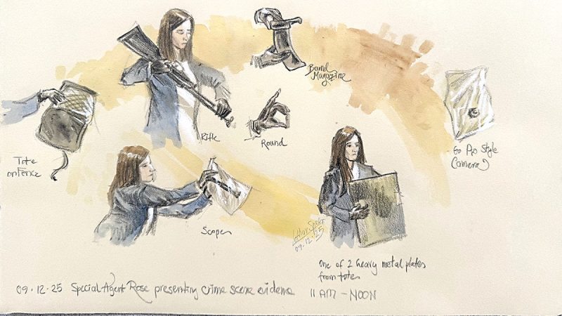 The federal trial of Ryan Routh, accused of attempting to assassinate former President Donald Trump during a round of golf in September 2024, resumes Monday after a week that saw jurors seated, opening statements delivered and a flurry of early testimony.
In just two days of testimony last week, prosecutors called 13 witnesses — mostly FBI and Secret Service agents — to walk jurors through the investigation and security response to the alleged attack.
Prosecutors opened Thursday by reading Ryan Routh’s own words — ‘Trump cannot be elected’ and ‘I need Trump to go away’ — to argue he plotted for months, traveled from Hawaii, and positioned himself at Trump International Golf Club with a rifle chambered and ready to fire. 
Routh, representing himself, delivered a seven-minute opening statement that Trump-appointed Judge Aileen Cannon cut short after he veered into rambling remarks about Adolf Hitler and the Wright brothers, at one point telling jurors, ‘This case means absolutely nothing. A life has been lived to the fullest.’
The week’s witnesses included a Secret Service agent who testified Routh smiled at him while pointing a rifle ‘directly at my face,’ a civilian who identified Routh fleeing in a black Nissan Xterra, and bomb squad and FBI agents who described the alleged sniper’s hideout — backpacks clipped to a fence, a camera zip-tied to it, and Vienna sausages on the ground. 
Jurors were also shown photos prosecutors said linked Routh’s clothing to the scene, including pants with a red stain prosecutors compared to red paint on a bag recovered from the brush. Routh’s cross-examinations were brief and sometimes bizarre, from asking witnesses ‘Is it good to be alive?<i>‘</i> to quizzing them on AK-47 mechanics.
Judge Aileen Cannon, a Trump appointee, told jurors to expect the trial to go until 5:30 p.m. daily. More FBI agents and law enforcement witnesses are expected to take the stand Monday as the government continues presenting evidence.
This post appeared first on FOX NEWS Prosecution presses forward as Ryan Routh trial resumes on Day 6