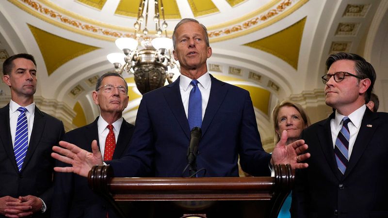 Senate Republicans aren’t ready to go ‘nuclear’ again to change the rules around the Senate filibuster as Senate Democrats dig deeper against the GOP’s push to reopen the government.
Senate Majority Leader John Thune, R-S.D., and Republicans need at least eight Democrats to cross the aisle and vote for their continuing resolution (CR) to pass through the Senate’s 60-vote filibuster threshold.
But only three Democratic caucus members have joined Republicans after six failed attempts to pass the short-term funding extension as the shutdown enters its second week.
Republicans have already turned to the ‘nuclear option’ to unilaterally change the rules this year to blast through Senate Minority Leader Chuck Schumer, D-N.Y., and Democrats’ blockade of President Donald Trump’s nominees. But for many, the notion of changing the rules and nuking the filibuster is a third rail.
‘Never, never, ever, never, none,’ Sen. Roger Marshall, R-Kan., told Fox News Digital when asked if he would consider changing the rules.
‘I’ve never heard that since the Democrats tried to do it, and I think we would all fight it pretty hard,’ he continued.
The last time the filibuster was put under the microscope was when Democrats controlled the Senate in 2022. Schumer, who was majority leader at the time, tried to change the rules for a ‘talking filibuster’ in order to pass voting rights legislation.
However, the effort was thwarted when then-Sens. Joe Manchin, D-W.Va., and Kyrsten Sinema, D-Ariz., joined Republicans to block the change. Both have since retired from the Senate and become Independents.
Republicans are not actively discussing changes to the filibuster.
‘I don’t think that’s a conversation we’ve had,’ Sen. Eric Schmitt, R-Mo., told Fox News Digital. ‘Right now, we think that the Democrats’ position has been untenable, and the more they hear from their constituents of their unreasonable activities, that will break this because we got a clean CR, so we got the better argument.’
Because of the filibuster, spending bills like a CR are generally bipartisan in nature. However, Senate Democrats have panned Republicans’ bill to reopen the government as partisan and argue that they had no input on it before it passed through the House late last month.
‘I’m generally aware of how important it is to try to keep things bipartisan, using the filibuster as the tool to do that, but I also get the fact that after a while, the frustration just boils over,’ Sen. Cynthia Lummis, R-Wyo., told Fox News Digital.
Frustrations reached a new level in Congress on Wednesday, with Sens. Ruben Gallego, D-Ariz., and Mark Kelly, D-Ariz., publicly arguing with House Speaker Mike Johnson, R-La., over the shutdown. Then there was another public back-and-forth between House Minority Leader Hakeem Jeffries, D-N.Y., and Rep. Mike Lawler, R-N.Y.
Still, neither side in the upper chamber is ready to budge from their positions.
Most Senate Democratic caucus members are rooted in their position that unless they get a deal on expiring Obamacare tax credits, they will not join Republicans to reopen the government.
Republicans have been adamant that negotiations on extending the subsidies — with reforms — can happen, but only after the government is reopened.
Sen. John Fetterman, D-Pa., is the lone Senate Democrat who has voted with Republicans each time to reopen the government. He pointed out that Republicans had just changed Senate rules last month to advance Trump’s nominees.
‘I think we probably should. If you’re able to get out of the filibuster to prevent either party to make it a lot harder to shut the government down, I’d absolutely support that,’ Fetterman said. 
This post appeared first on FOX NEWS Senate GOP resists ‘nuclear option’ as Dem shutdown standoff deepens